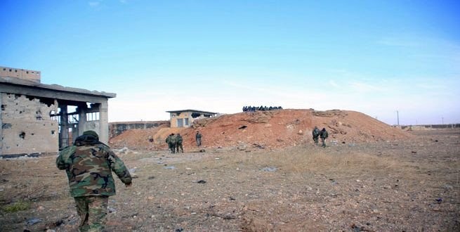 Chiến tuyến của quân đội Syria phía Bắc tỉnh Hama