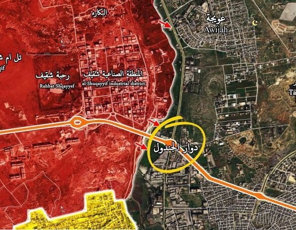 Bản đồ chiến sự Aleppo tính đến ngày 03.10.2016