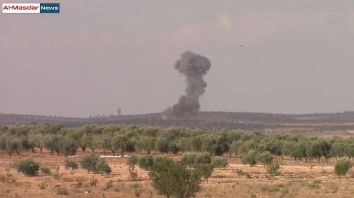 Không kích ác liệt trên vùng nông thôn tỉnh Idlib