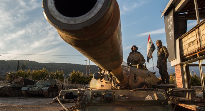 Xe tăng quân đội Syria (Ảnh minh họa)