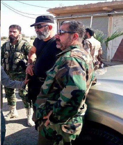 Tướng Issam Zahreddine và tướng Ghassan Tarraf ở Deir ez Zor