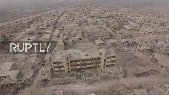 Toàn cảnh quận Sheikh Saeed thành phố Aleppo giải phóng ngày 12.12.2016