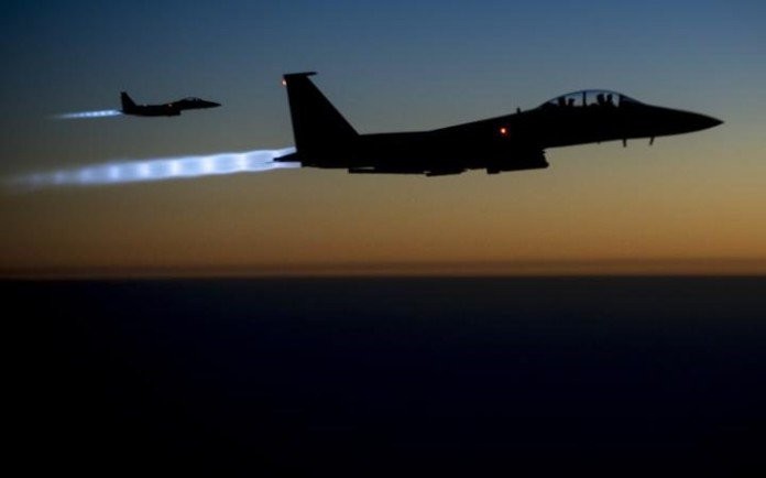Máy bay Mỹ trên chiến trường Syria