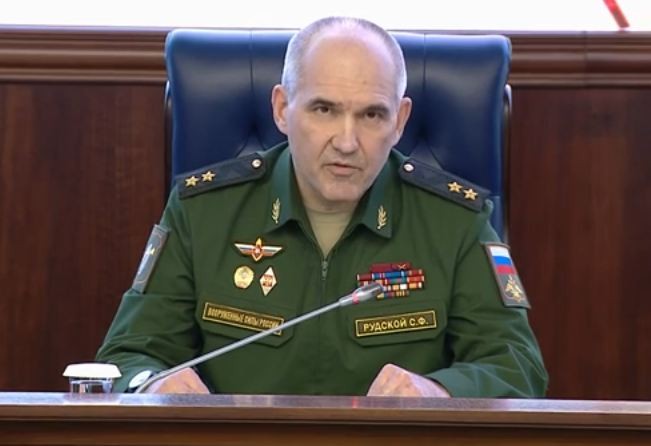Trung tướng Sergey Rudskoy trong cuộc họp báo