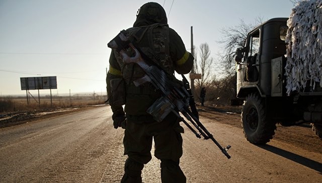 Binh sĩ thuộc lực lượng dân quân Lugansk, Donbass