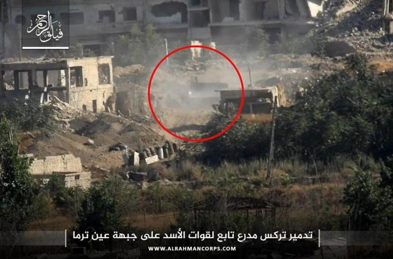 Phiến quân ngoại vi Damascus liều chết chống trả quân đội Syria ảnh 2 Phiến quân ngoại vi Damascus liều chết chống trả quân đội Syria ảnh 2