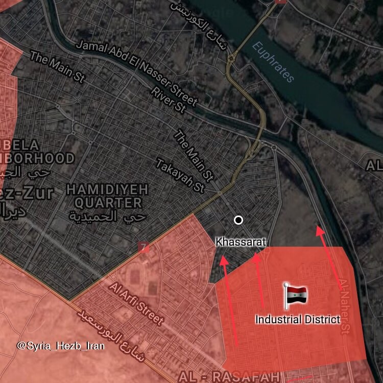 Quân Syria nghiền nát IS, đoạt khu công nghiệp Deir Ezzor (video) ảnh 2 Quân Syria nghiền nát IS, đoạt khu công nghiệp Deir Ezzor (video) ảnh 2