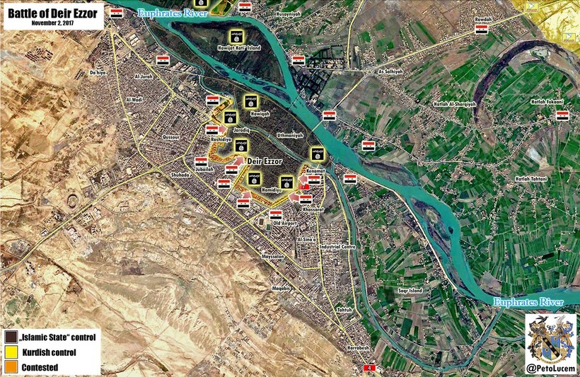 “Hổ Syria” tung đòn hạ IS, giải phóng liên tiếp các quận Deir Ezzor ảnh 2 “Hổ Syria” tung đòn hạ IS, giải phóng liên tiếp các quận Deir Ezzor ảnh 2