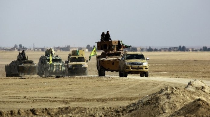 Lực lượng Dân quân người Kurd tiến công trên chiến trường Deir Ezzor