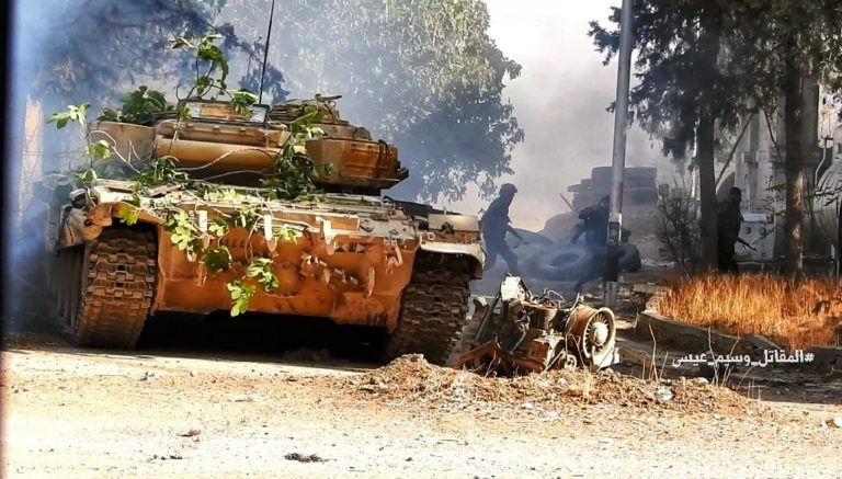 Chiến sự Syria: Quân Assad phản công tái chiếm địa bàn ngoại vi Damascus ảnh 6 Chiến sự Syria: Quân Assad phản công tái chiếm địa bàn ngoại vi Damascus ảnh 6