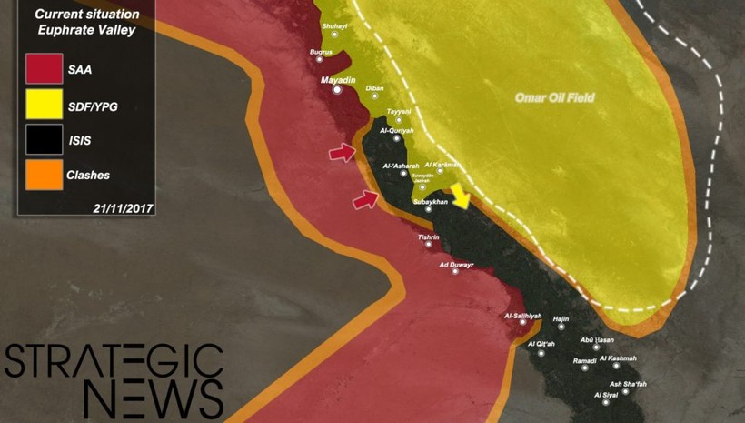 “Hổ Syria” hiệp đồng truy quét tàn binh IS tại khu vực Euphates ảnh 1 “Hổ Syria” hiệp đồng truy quét tàn binh IS tại khu vực Euphates ảnh 1