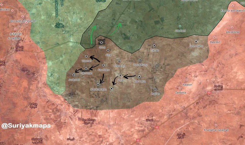 Chiến sự Syria: IS bất ngờ tung đòn chiếm hàng chục địa bàn ở Hama ảnh 3 Chiến sự Syria: IS bất ngờ tung đòn chiếm hàng chục địa bàn ở Hama ảnh 3