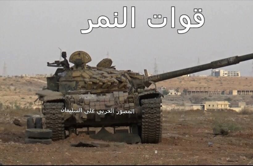 Xe tăng lực lượng Tiger trên chiến trường thành phố Deir Ezzor - ảnh minh họa Muraselon