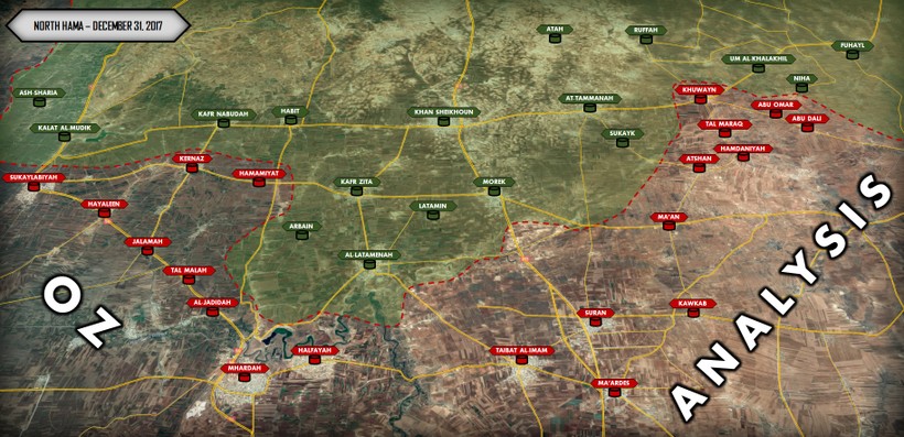 Các thị trấn và làng mạc quân đội Syria giải phóng trong 4 ngày qua