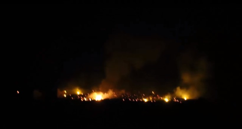 Không quân Nga không kích ác liệt đêm ngày 17.01.2018 trên vùng nông thôn miền bắc Hama - ảnh video Muraselon