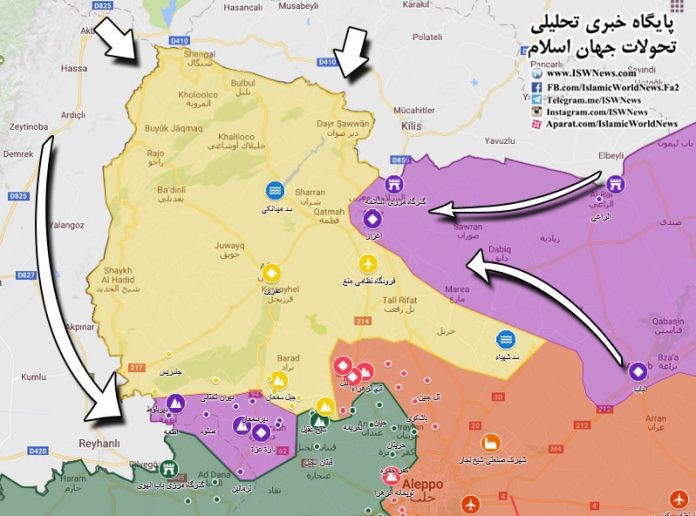 Quân đội Thổ Nhĩ Kỳ và lực lượng FSA bao vây phong tỏa, chuẩn bị tiến công vào khu vực Afrin  Caton