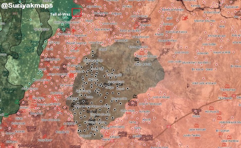 Chiến trường miền đông bắc Hama, IS chiếm hầu hết các khu dân cư trong địa bàn này - ảnh South Front