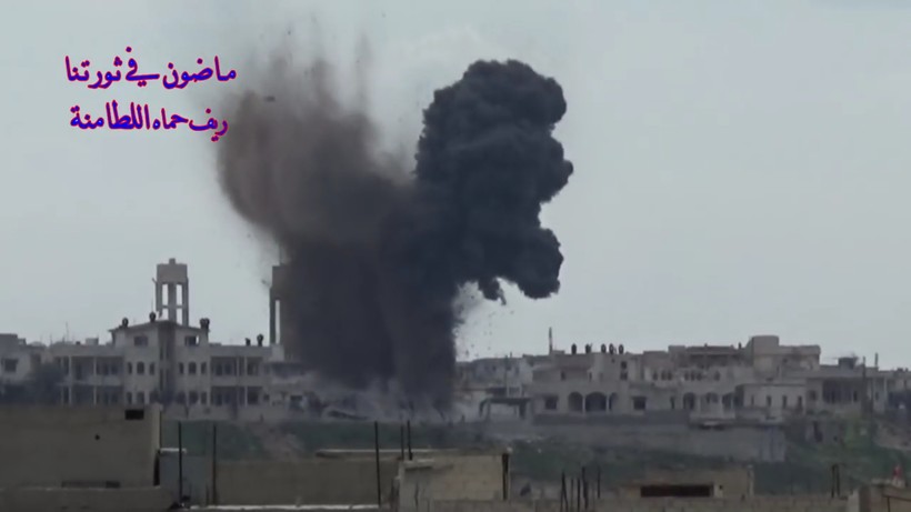 Không quân Nga không kích dữ dội phiến quân ở Hama - ảnh minh họa Masdar News