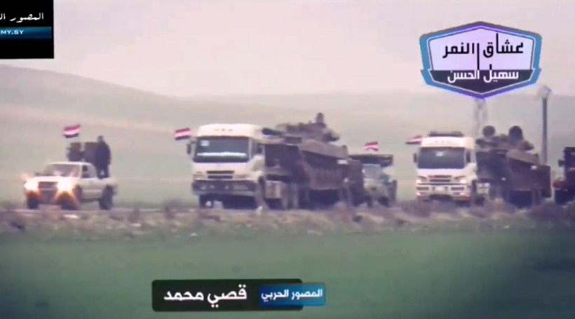 Lực lượng Tiger cơ động hành quân về Damascus - ảnh minh họa video