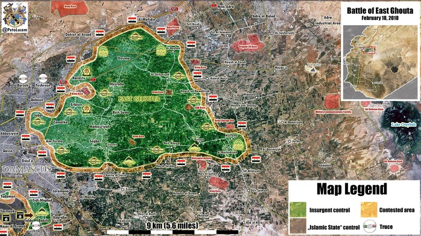 “Hổ Syria” mở màn chiến dịch giải quyết phiến quân tại tử địa Đông Ghouta ảnh 1