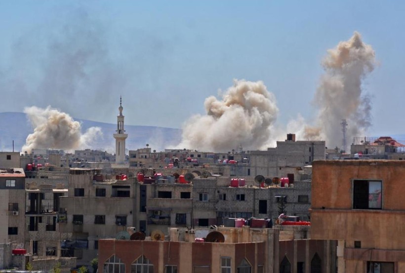 Cuộc chiến tàn khốc trong tử địa nam Damascus, Syria ảnh 2 Cuộc chiến tàn khốc trong tử địa nam Damascus, Syria ảnh 2