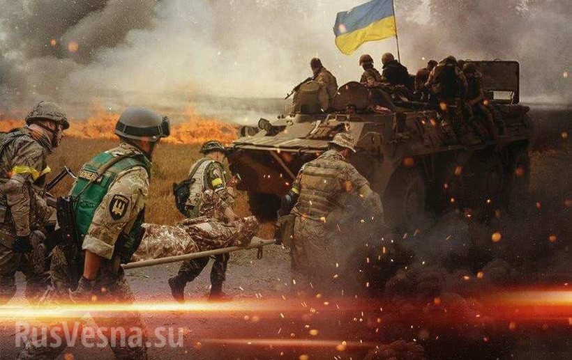 Quân đội Ukraina thiệt hai năng nề trong cuộc tấn công vào Donbass. Ảnh minh họa Rusvesna