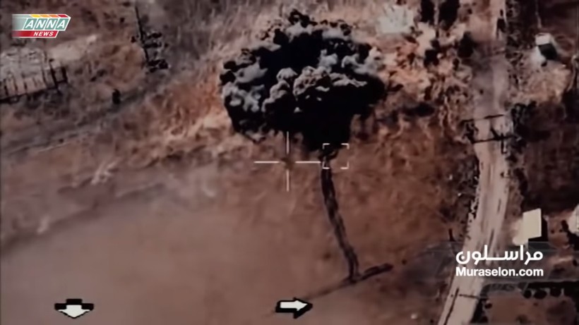 Không quân Nga hủy diệt lực lượng khủng bố trên chiến trường Daraa. Ảnh minh họa video ANNA.News