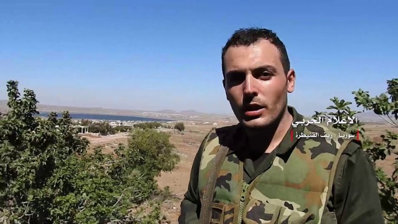Quân đội Syria giải phóng thị trấn Al-Qahtaniyah. Ảnh minh họa video.