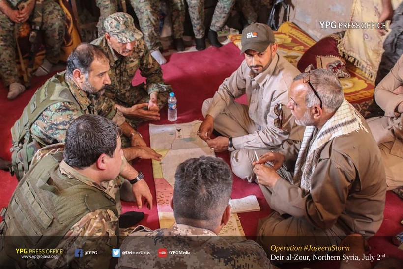 Lực lượng người Kurd hoạt động bí mật ở Afrin. Ảnh minh họa Masdar News.