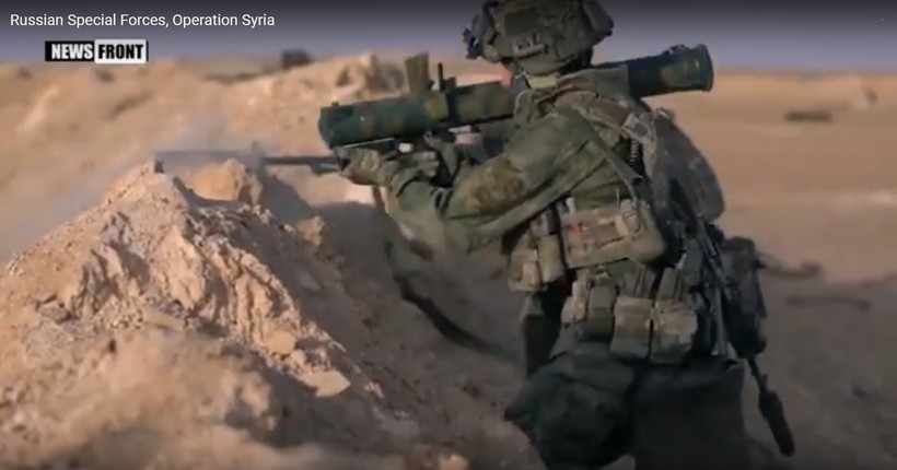 Lực lượng đặc nhiệm Nga chiến đấu ở Syria. Ảnh minh họa Masdar News
