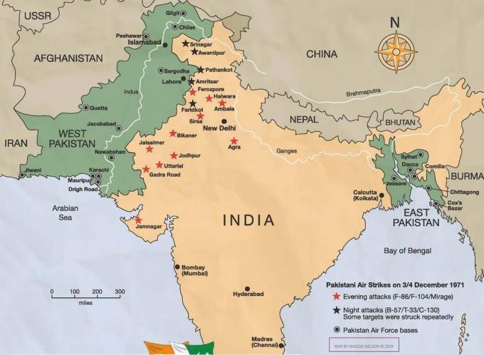 Bản đồ xung đột khu vực Ấn Độ, Pakistan theo CNN.