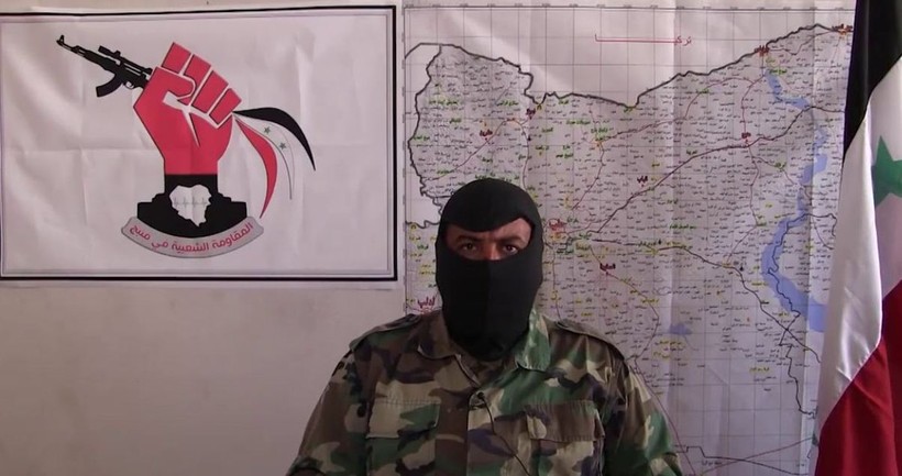 Ảnh tuyên truyền nhóm Kháng chiến Rộng rãi Raqqa. Ảnh: Masdar News.