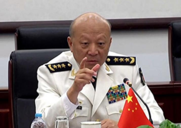 Đô đốc Ngô Thắng Lợi, Tư lệnh Hải quân Trung Quốc ngang nhiên tuyên bố cái gọi là "lợi ích cốt lõi" ở Biển Đông.