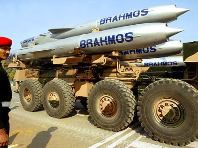 Tên lửa hành trình siêu âm BrahMos Ấn Độ (ảnh tư liệu)