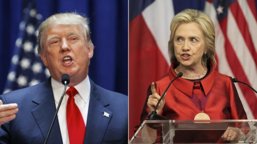 Hai ứng cử viên Tổng thống Mỹ Donald Trump và Hillary Clinton. Ảnh: CBS