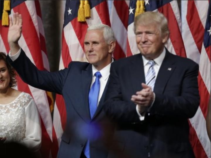 Tổng thống và Phó Tổng thống đắc cử Mỹ Donald Trump và Mike Pence. Ảnh: Business Insider