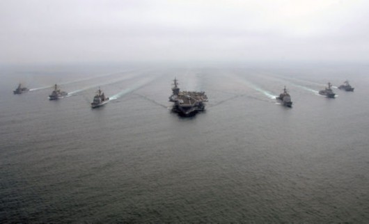Cụm tàu sân bay tấn công Carl Vinson đã áp sát Triều Tiên