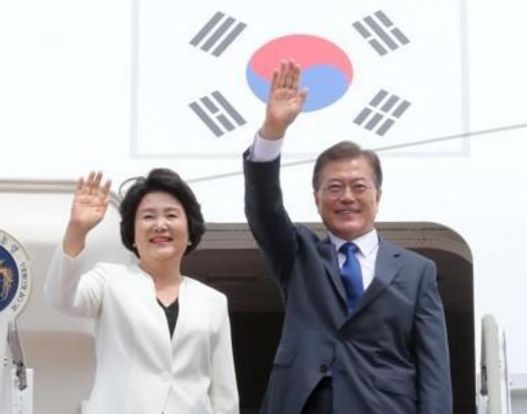Từ ngày 28/6 đến ngày 2/7, Tổng thống Hàn Quốc tiến hành thăm chính thức Mỹ. Ảnh: QQ