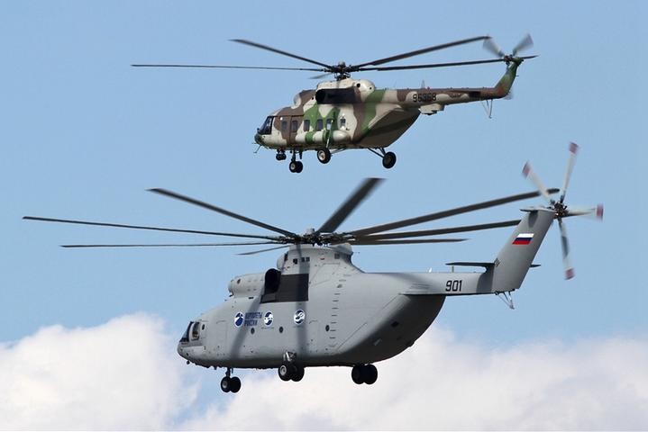 Máy bay trực thăng Mi-26 của Nga hiện nay.