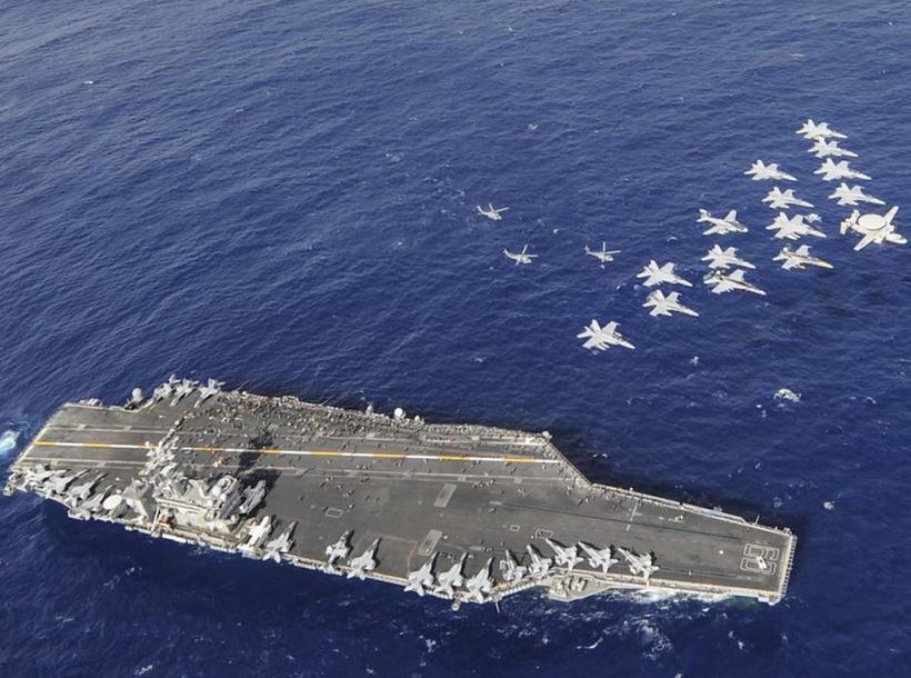 Tàu sân bay động cơ hạt nhân USS Nimitz, Hải quân Mỹ. Ảnh: Scout.
