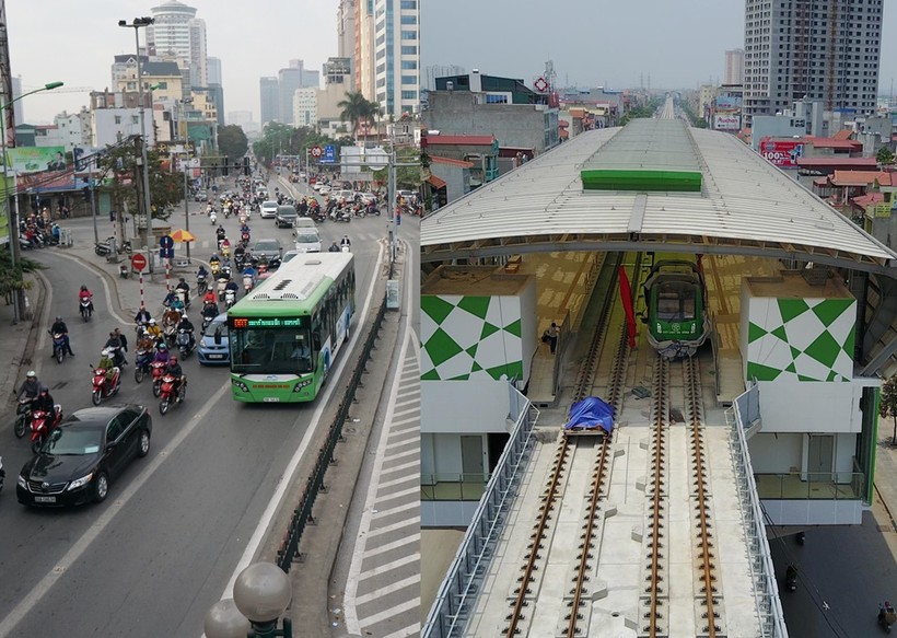 Tuyến đường sắt đô  thị trên cao Cát Linh-Hà Đông dự kiến được đưa vào vận hành năm 2018