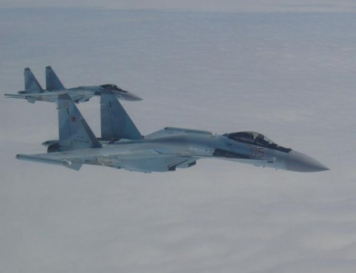 Máy bay chiến đấu Su-35 Nga. Ảnh: Cankao.