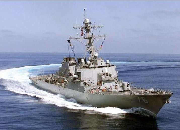 Tàu khu trục tên lửa USS Higgins DDG-76 của hải quân Mỹ. Ảnh: Sina.