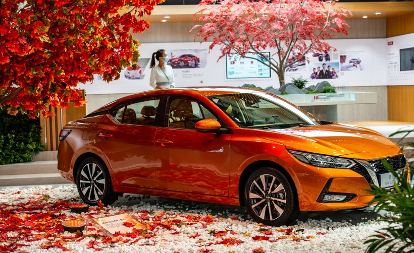 Nissan Sylphy - dòng xe hot mang thương hiệu Nhật Bản tại Trung Quốc (Ảnh: Bloomberg)