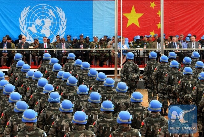 Lính Trung Quốc làm nhiệm vụ ở Nam Sudan