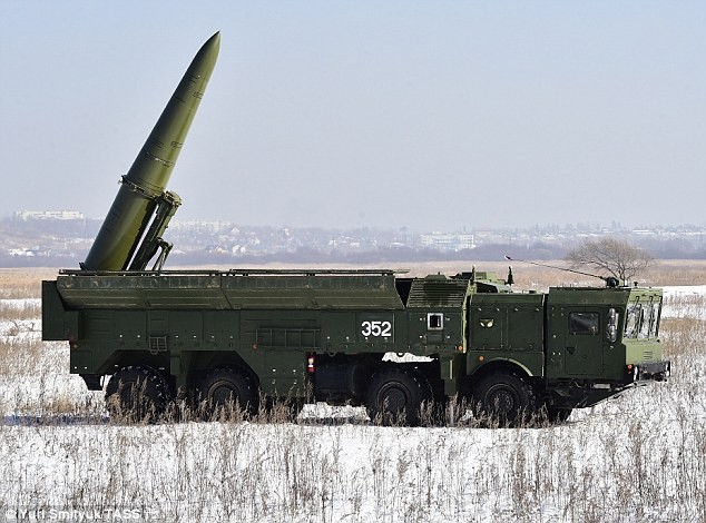 Tên lửa đạn đạo Iskander của Nga có khả năng mang đầu đạn hạt nhân