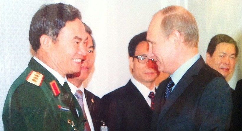 Tướng Trương Quang Khánh và Tổng thống Nga Putin
