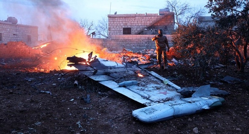 Su-25 Nga bị phiến quân Syria bắn hạ hôm 3/2 vừa qua