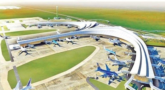 Phối cảnh phương án thiết kế thứ 7 của Sân bay Long Thành