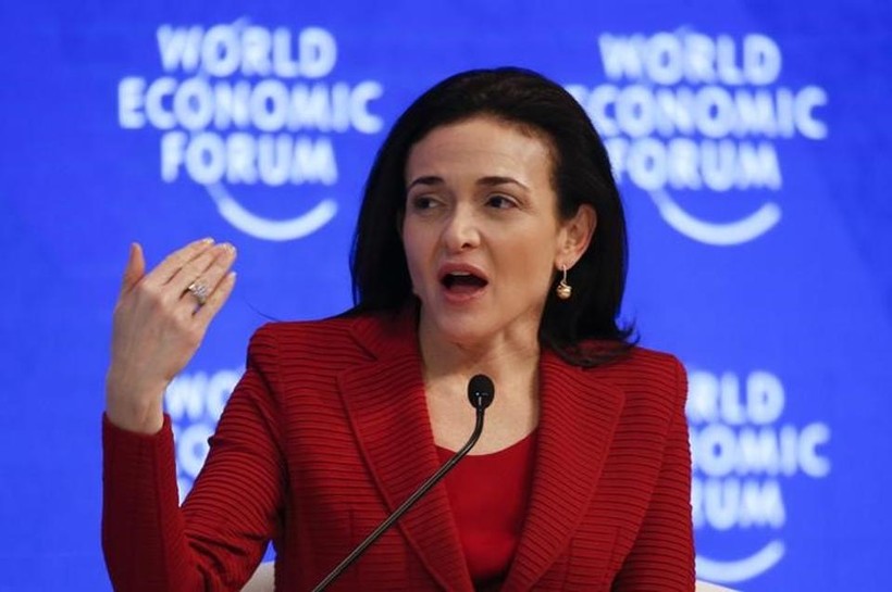 Giám đốc điều hành Facebook, bà Sheryl Sandberg. Ảnh: WEF